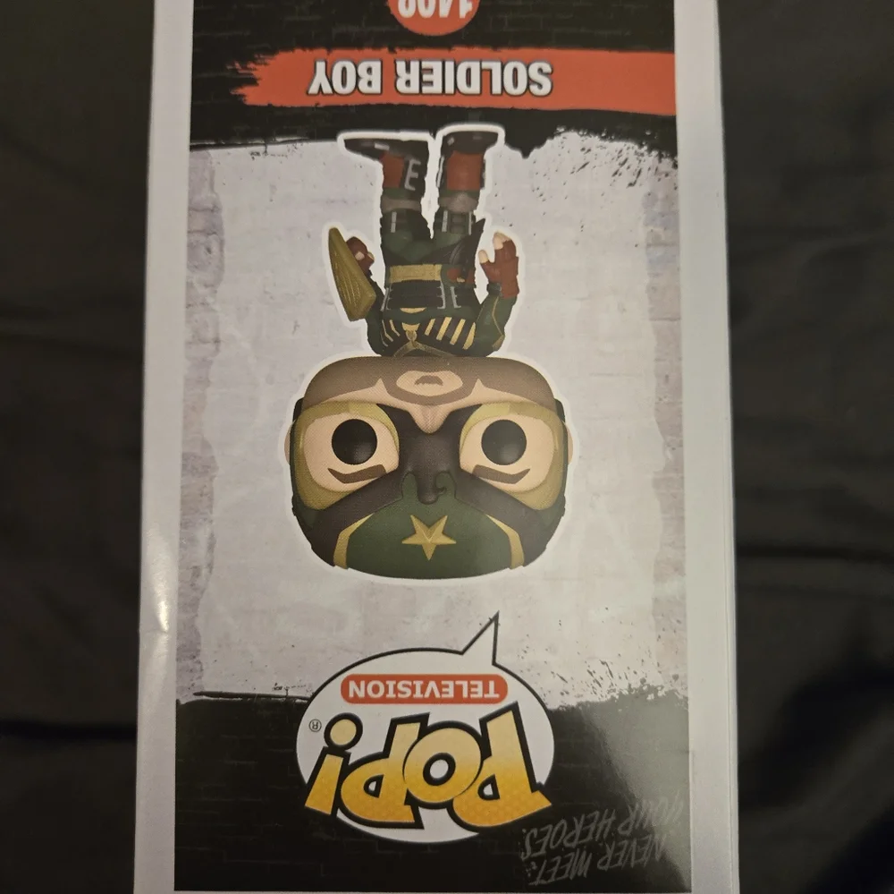 Funko Pop! The Boys Soldier Boy Figure - Green and Red - Picture 3 of 8
